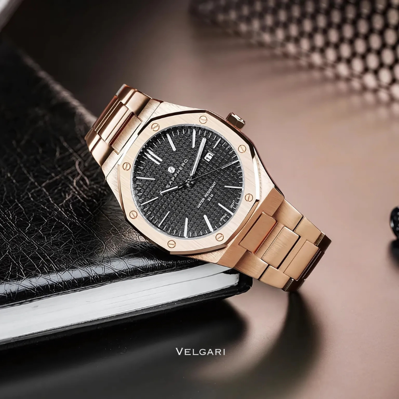 Relógio Masculino Velgari Sapphero