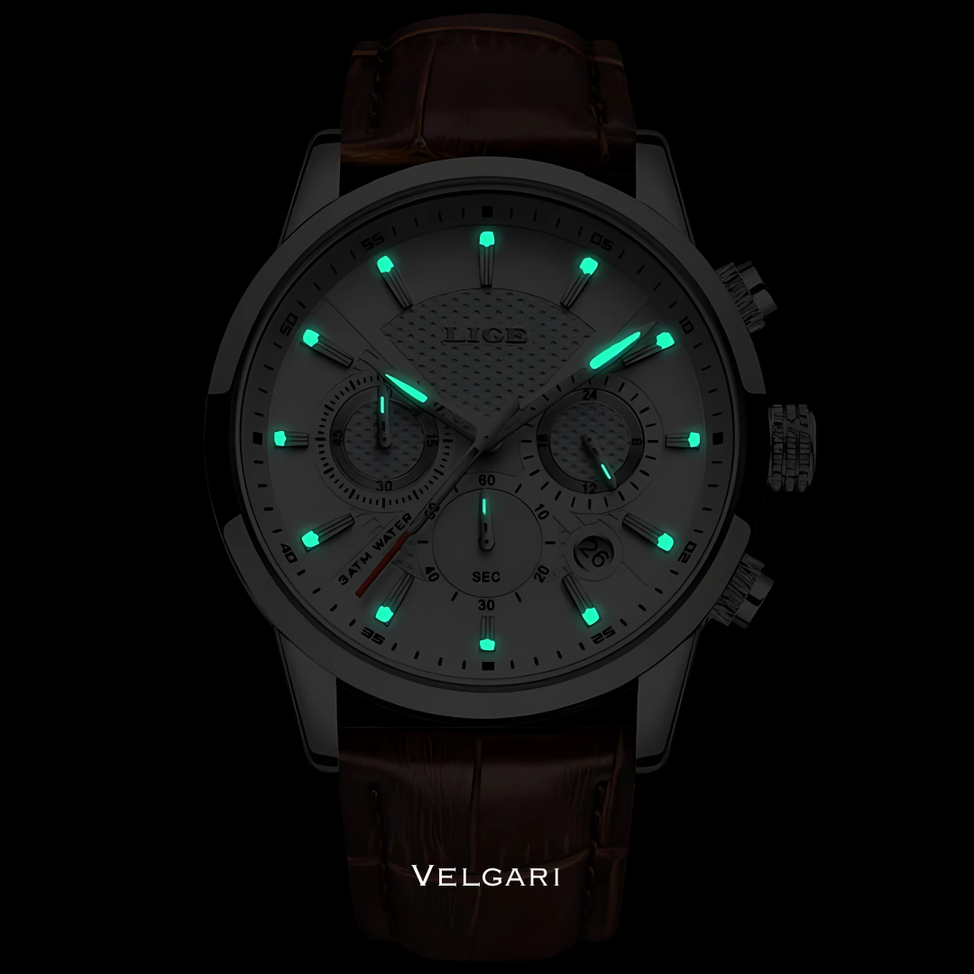 Relógio Masculino Velgari Burn Steel