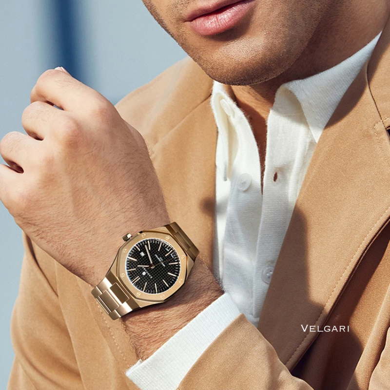 Relógio Masculino Velgari Sapphero