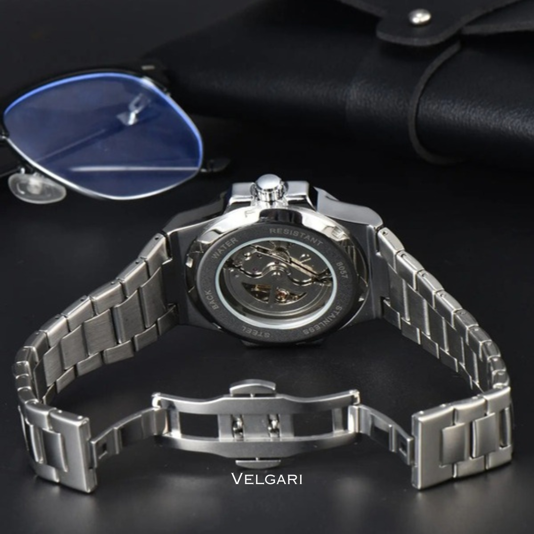 Relógio Masculino Velgari Imperion Steel