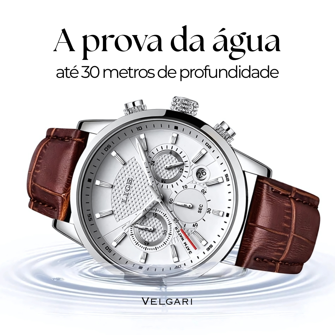 Relógio Masculino Velgari Burn Steel