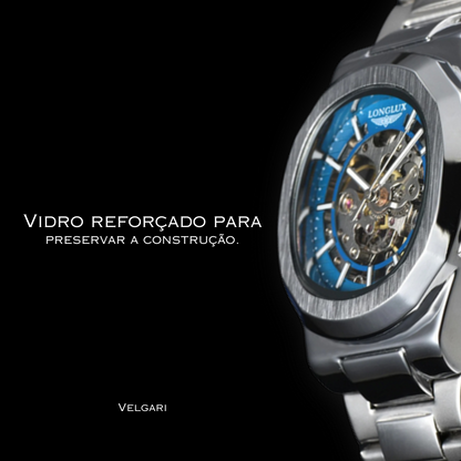 Relógio Masculino Velgari Imperion Steel