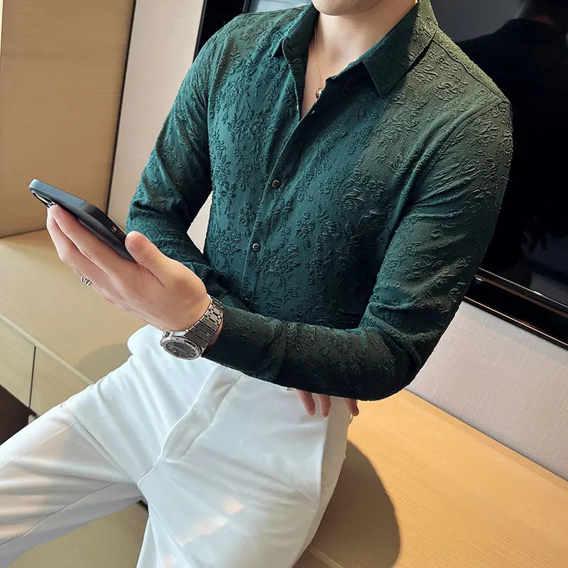 Camisa Masculina Malibu Bordada