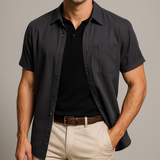 Camiseta Masculina Velgari Tec shirt Anti-Amassado